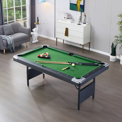 6FT 3-in-1 Portable Folding Pool Table with Standard Accessories