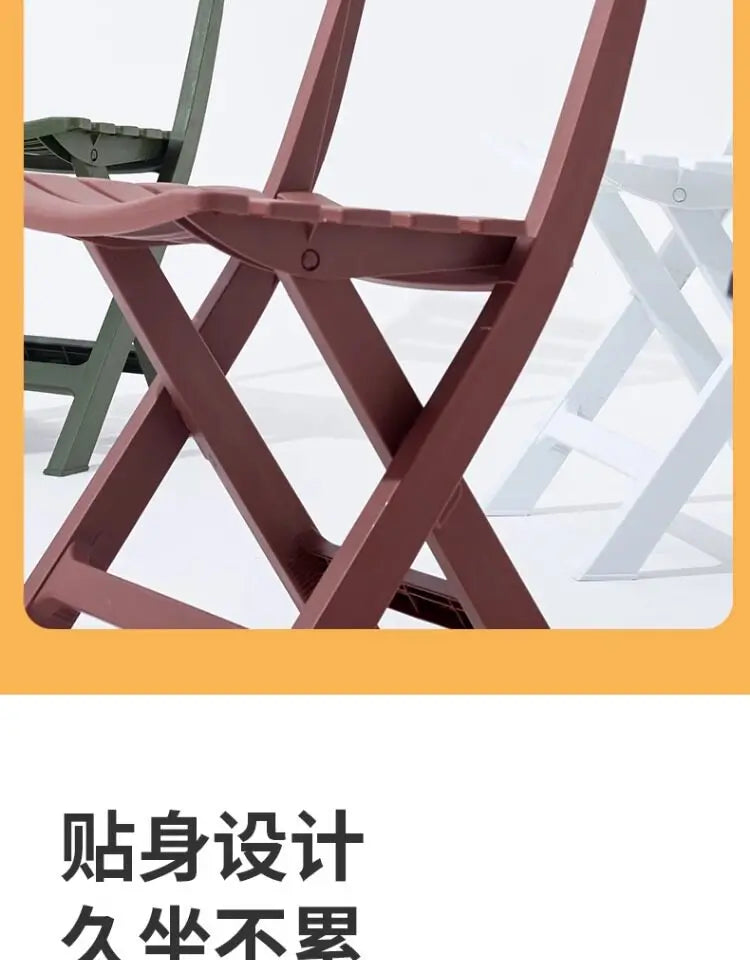 Outdoor Balcony Folding Table Chair Set for Tea, Waterproof Patio Bistro Set for Courtyard, Space-Saving Outdoor Furniture Combo