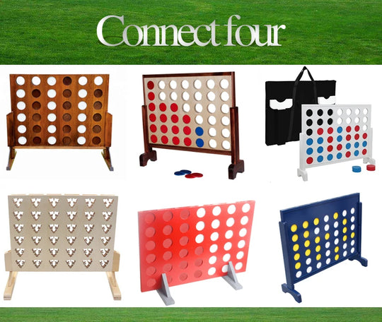 Newly Upgraded Table Top Classic Intelligence Giant Size Wooden Connect 4 Indoor And Outdoor Game Four In A Row