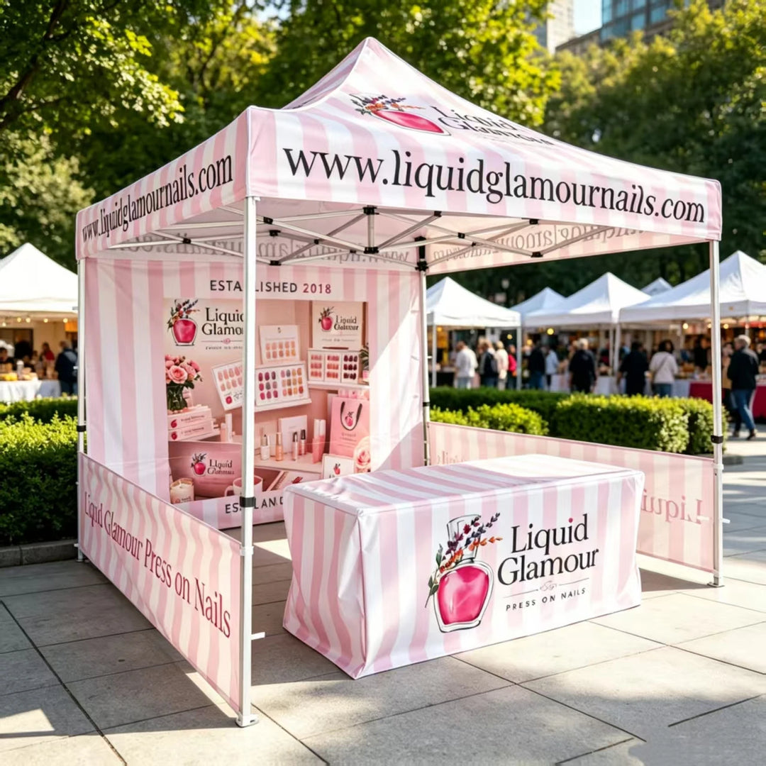 Custom Canopy Tent with Logo — 10x10 Pop Up Tent, Personalized & Heavy Duty for Events, Vendors & Trade Shows