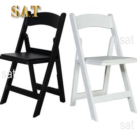 #Hot Products White Wimbledon Chair Comfortable Portable Folding Garden Chair Indoor Outdoor Bedroom Plastic