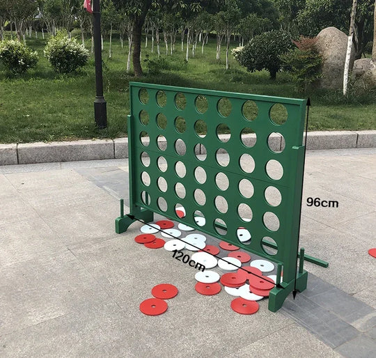 Newly Upgraded Table Top Classic Intelligence Giant Size Wooden Connect 4 Indoor And Outdoor Game Four In A Row