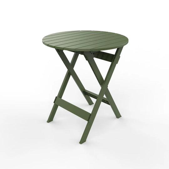 Outdoor Balcony Folding Table Chair Set for Tea, Waterproof Patio Bistro Set for Courtyard, Space-Saving Outdoor Furniture Combo