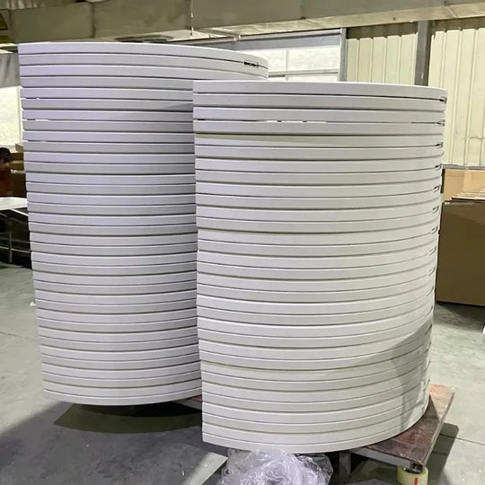 150cm 5ft 60 Inch White Plastic Folding Round Table Foldable Dining Table Portable Banquet Wedding Event Party Table For Indoor