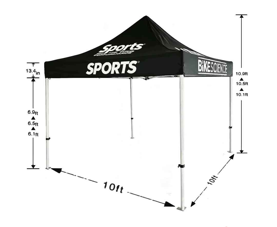 Custom Canopy Tent with Logo — 10x10 Pop Up Tent, Personalized & Heavy Duty for Events, Vendors & Trade Shows