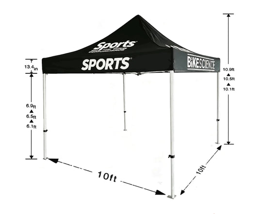 Custom Canopy Tent with Logo — 10x10 Pop Up Tent, Personalized & Heavy Duty for Events, Vendors & Trade Shows