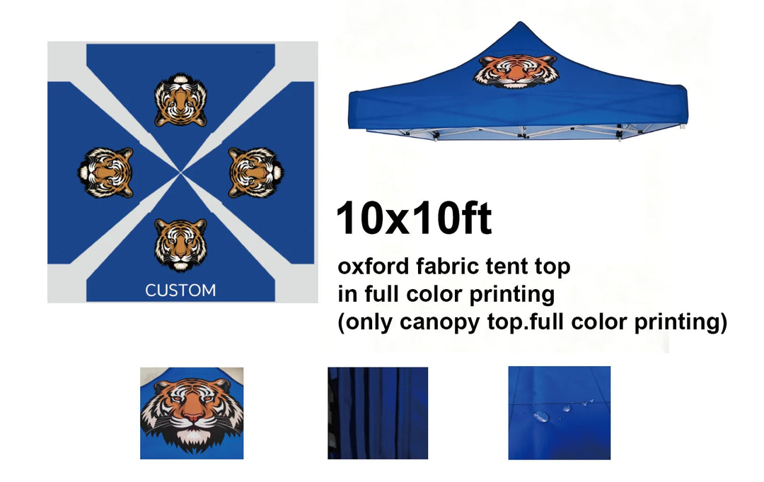 Custom Canopy Tent with Logo — 10x10 Pop Up Tent, Personalized & Heavy Duty for Events, Vendors & Trade Shows