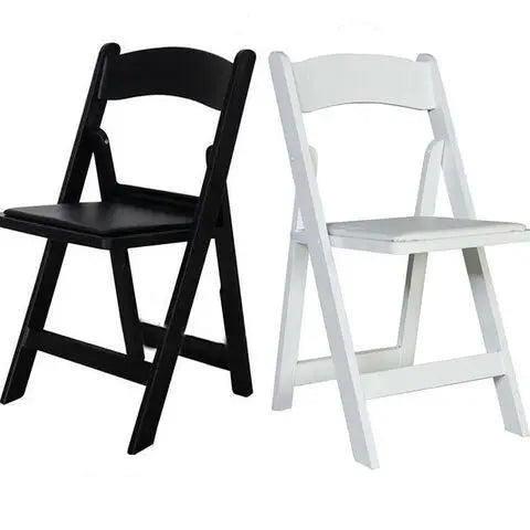 #Hot Products White Wimbledon Chair Comfortable Portable Folding Garden Chair Indoor Outdoor Bedroom Plastic