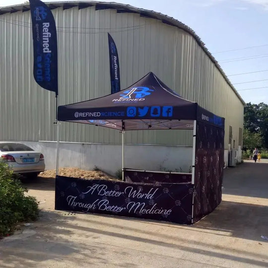 Custom Canopy Tent with Logo — 10x10 Pop Up Tent, Personalized & Heavy Duty for Events, Vendors & Trade Shows