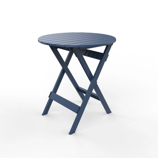 Outdoor Balcony Folding Table Chair Set for Tea, Waterproof Patio Bistro Set for Courtyard, Space-Saving Outdoor Furniture Combo