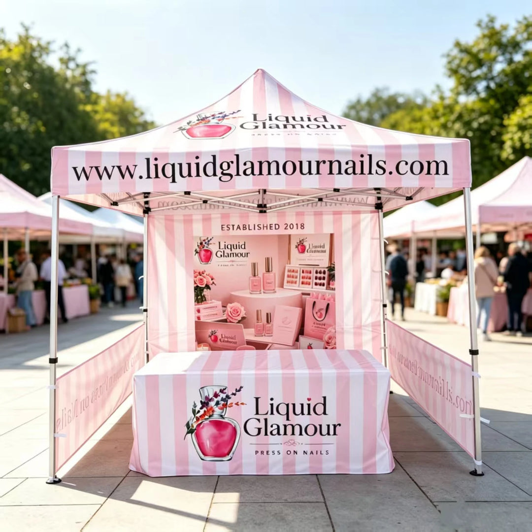 Custom Canopy Tent with Logo — 10x10 Pop Up Tent, Personalized & Heavy Duty for Events, Vendors & Trade Shows