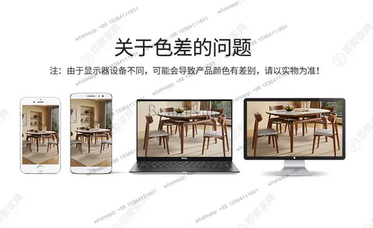 Modern simple small apartment rock slab telescopic folding rectangular new Chinese dining table