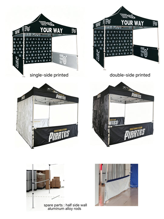 Custom Canopy Tent with Logo — 10x10 Pop Up Tent, Personalized & Heavy Duty for Events, Vendors & Trade Shows