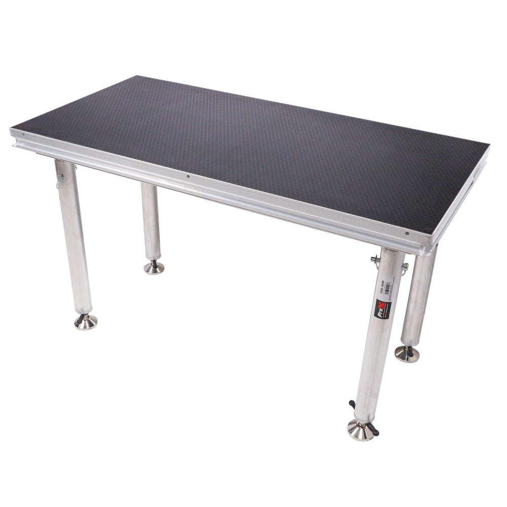 ProX XSQ-2X4MK2 - StageQ 2 ft x 4 ft Stage Deck w/ 4 Adjustable 28–48 inch Legs