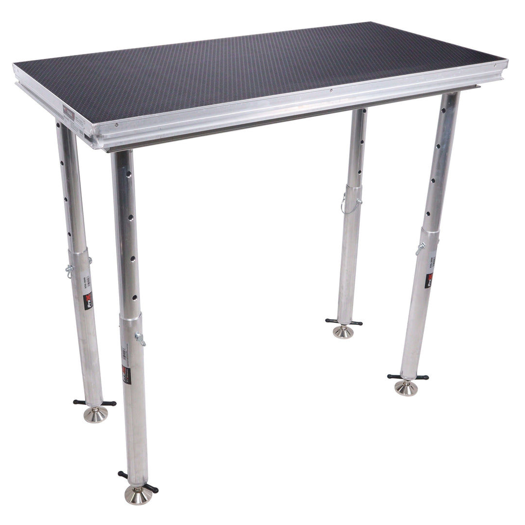 ProX XSQ-2X4MK2 - StageQ 2 ft x 4 ft Stage Deck w/ 4 Adjustable 28–48 inch Legs