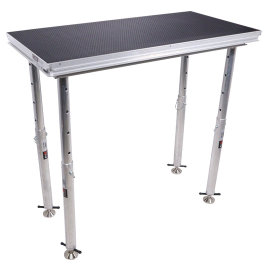 ProX XSQ-2X4MK2 - StageQ 2 ft x 4 ft Stage Deck w/ 4 Adjustable 28–48 inch Legs