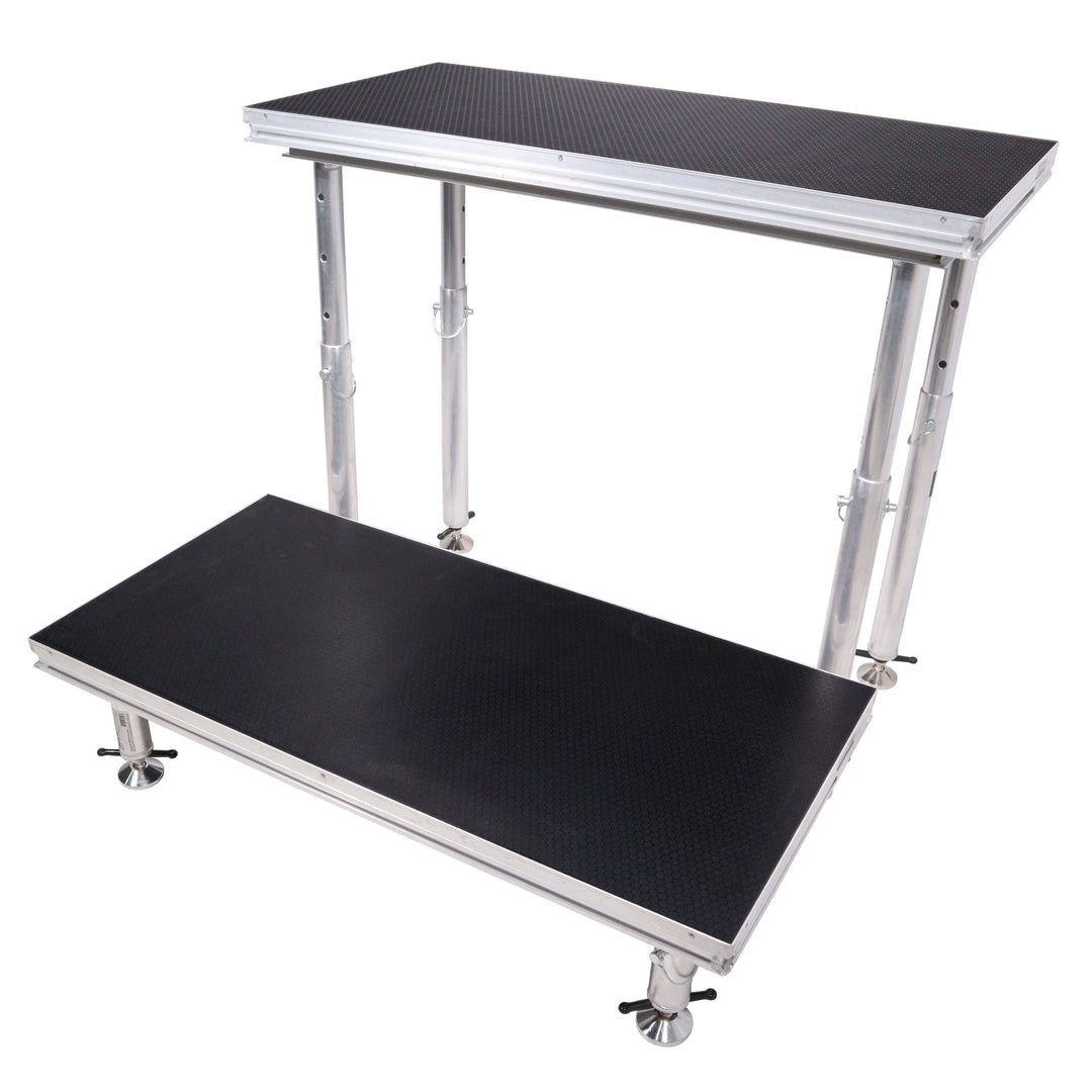 ProX XSQ-2X4MK2 - StageQ 2 ft x 4 ft Stage Deck w/ 4 Adjustable 28–48 inch Legs