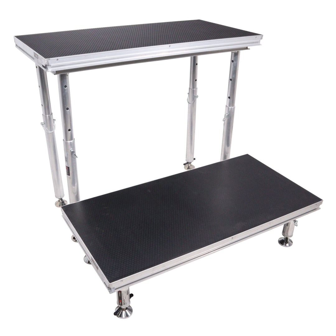 ProX XSQ-2X4MK2 - StageQ 2 ft x 4 ft Stage Deck w/ 4 Adjustable 28–48 inch Legs