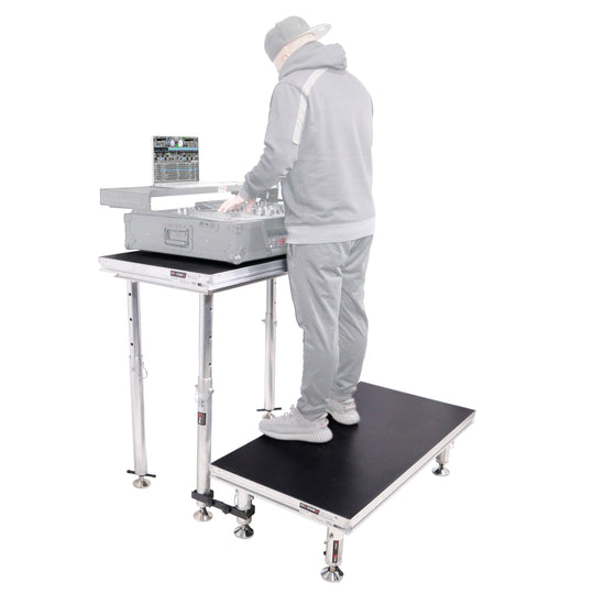 ProX XSQ-2X4MK2 - StageQ 2 ft x 4 ft Stage Deck w/ 4 Adjustable 28–48 inch Legs