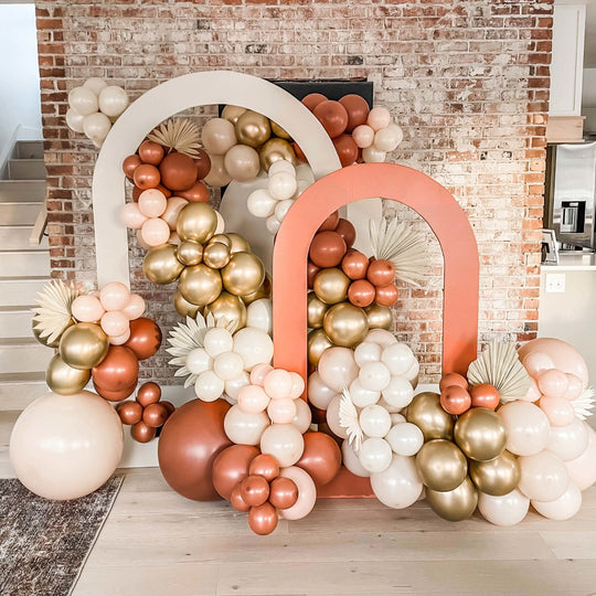 Terracotta Boho Balloon Garland – Fall Decor Kit