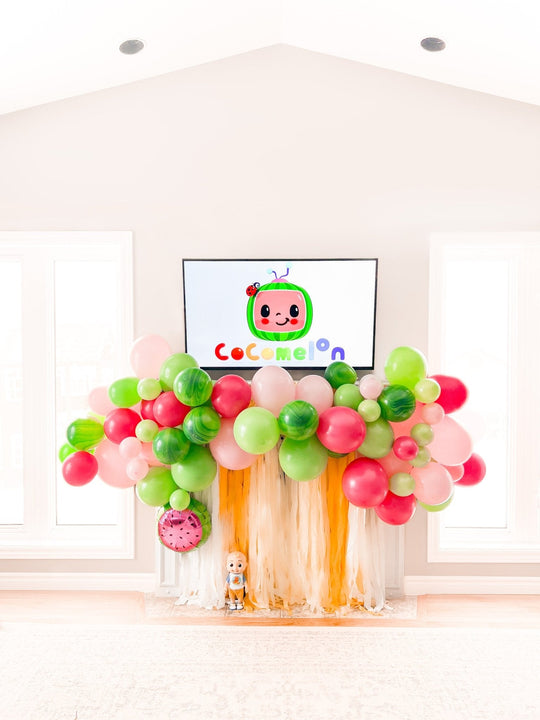 Fruity Balloon Garland Kit -Pink and Lime Green