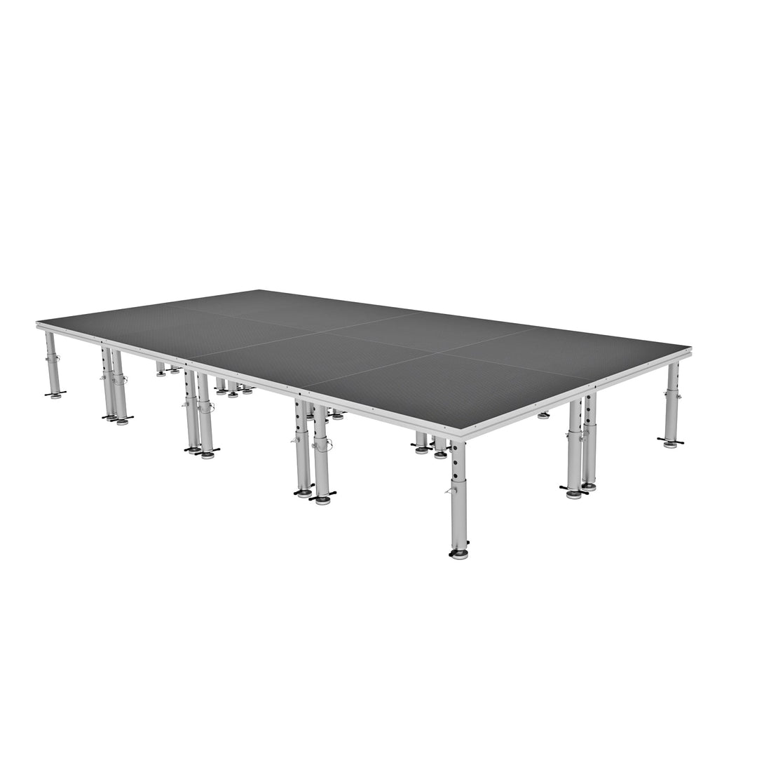 ProX XSU-8X16PKG - StageOne 8 ft x 16 ft 4x4 Package 8 Decks w/ 16–22 inch Adjustable Legs