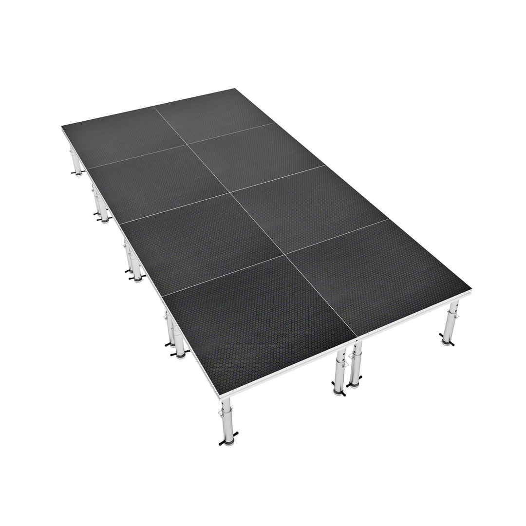 ProX XSU-8X16PKG - StageOne 8 ft x 16 ft 4x4 Package 8 Decks w/ 16–22 inch Adjustable Legs