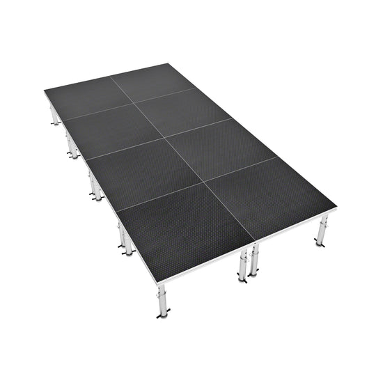 ProX XSU-8X16PKG - StageOne 8 ft x 16 ft 4x4 Package 8 Decks w/ 16–22 inch Adjustable Legs