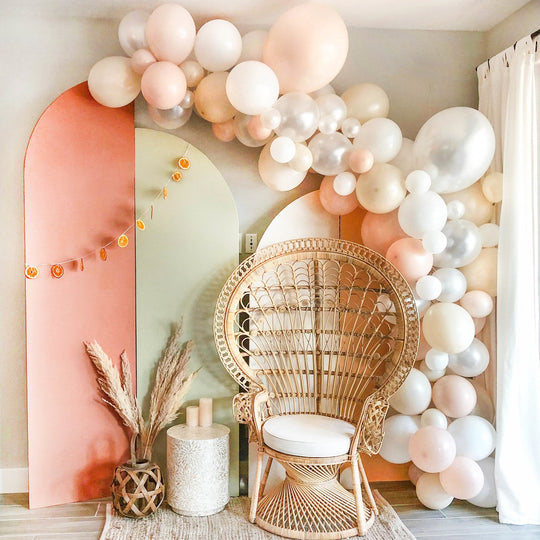 White Sand Balloon Garland Kit – 5ft Neutral Decor