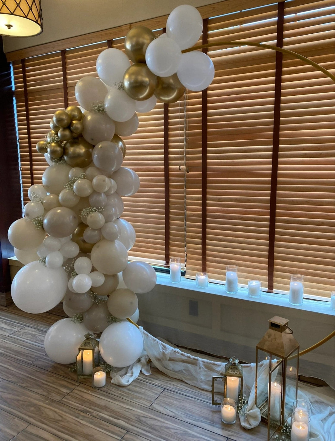 White Sand Balloon Garland Kit – 5ft Neutral Decor